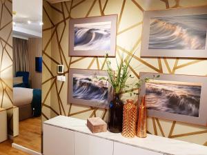 Część wypoczynkowa w obiekcie APARTLUX Seaside Park - bezpośredni widok na morze