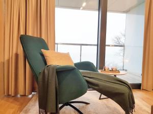 Część wypoczynkowa w obiekcie APARTLUX Seaside Park - bezpośredni widok na morze
