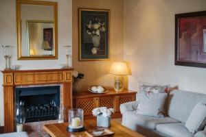 A seating area at High Timbers Lodge