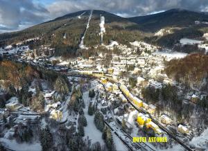 Obiekt Hotel Astoria with private skibus zimą