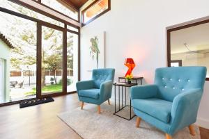 Posezení v ubytování Finca Solis family cottage PM