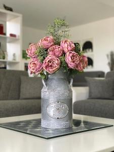 Posezení v ubytování B&B Il Moai