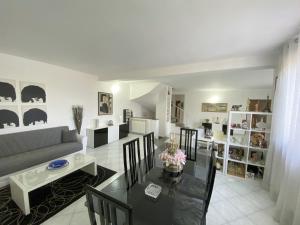 Posezení v ubytování B&B Il Moai