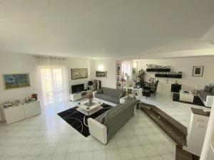 Posezení v ubytování B&B Il Moai