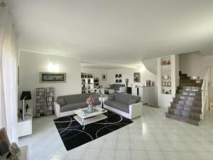 Posezení v ubytování B&B Il Moai