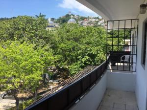 Un balcon sau o terasă la Hotel El Kiosco