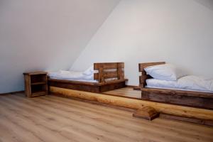 Postel nebo postele na pokoji v ubytování Greenwood