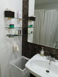 Koupelna v ubytování Villa PaloMayor