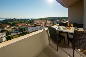 Balkón nebo terasa v ubytování Apartments Oliva