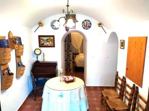 Posezení v ubytování Cueva la kililla