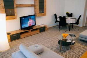 TV a/nebo společenská místnost v ubytování City centre apartment Demio