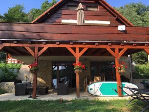 Zahrada ubytování Beach House Orfű