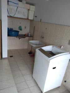 Koupelna v ubytování Hostel365