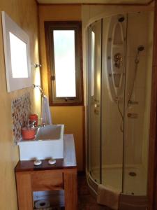 Ένα μπάνιο στο Cabañas & SPA Carilafquen