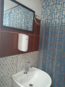 Koupelna v ubytování Hostel365