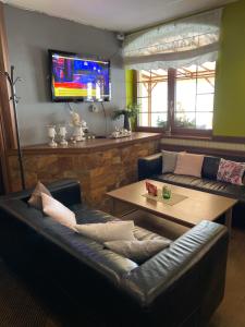 TV a/nebo společenská místnost v ubytování Aparthotel Kamzík