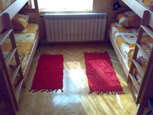 Postel nebo postele na pokoji v ubytování Hostel M