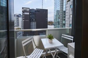 Μπαλκόνι ή βεράντα στο Mega Style Apartments Opus