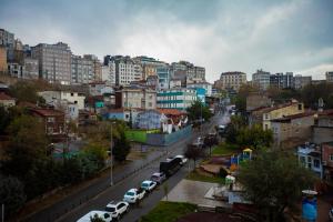 Nespecifikovaný výhled na destinaci Istanbul nebo výhled na město při pohledu z hotelu