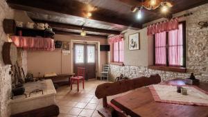 Χώρος καθιστικού στο Charming villa Eleonora with pool near Pula