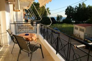 Balkón nebo terasa v ubytování Nafpaktos Apartments