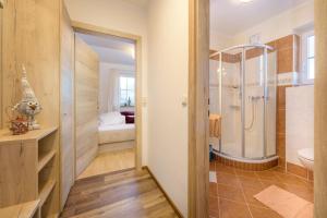 Koupelna v ubytování Appartement Viehhauser