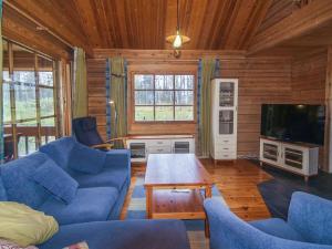 TV a/nebo společenská místnost v ubytování Holiday Home Niinimökki by Interhome