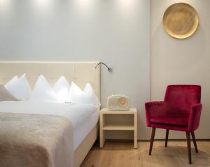 Łóżko lub łóżka w pokoju w obiekcie Hotel Post Wrann