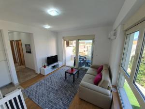 TV a/nebo společenská místnost v ubytování AS Apartments Rafailovici