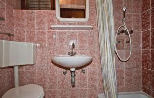 Koupelna v ubytování Apartments Jelekovac