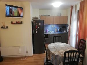 Kuchyň nebo kuchyňský kout v ubytování Апартамент 109 Комплекс "Замъка" Пампорово