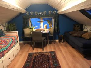 Posezení v ubytování B&B De Eifelhoeve