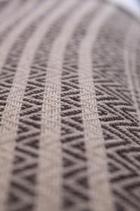 a close up of a mattress with stripes on it at The Portland - City Centre in Bristol