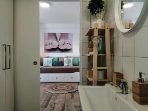 A bathroom at Estudio Pies de Arena