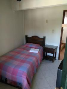 Postel nebo postele na pokoji v ubytování Posada De Los Santos Hotel Rural, La Candelaria