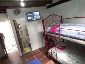 Letto o letti in una camera di Hostal San Andrés de k-noa