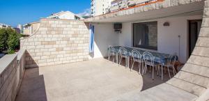 Balkón nebo terasa v ubytování APARTMANI LIMUN - Ivo i Dragica Šimić - Makarska