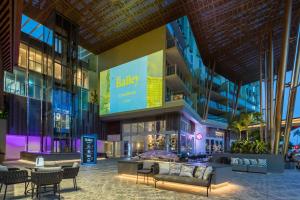 a rendering of the lobby of a building at Crystalbrook Bailey in Cairns