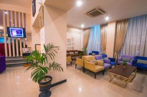Istumisnurk majutusasutuses Daima Hotel Padang