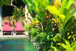 Zahrada ubytování De Rekun Ubud