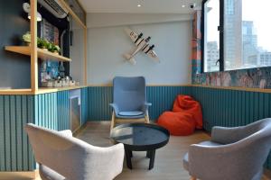 Area soggiorno di Atlas Hostel & Backpackers