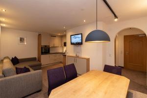 Kuchnia lub aneks kuchenny w obiekcie Hotel Garni Försterheim