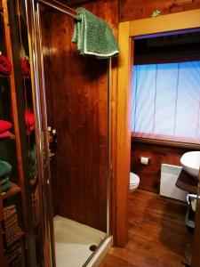 Chalet Bosbes tesisinde bir banyo