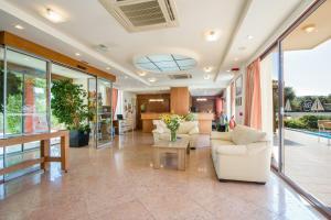 Posezení v ubytování ERIA RESORT for people with special abilities