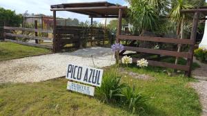 Zahrada ubytování Pico Azul