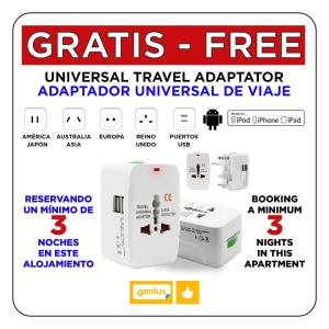 a product image of aries universal travel adapter adapter universal universal dc value at SOL Montera & PARKING TPH in Madrid