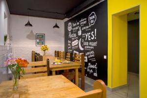 Posezení v ubytování DREAM Hostel Kyiv