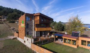 an aerial view of a house at RELAX Guest House in Tsigov Chark