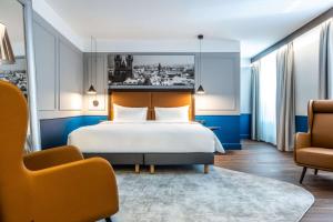 Radisson Blu Hotel Prague客房内的一张或多张床位