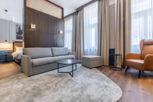 Radisson Blu Hotel Prague的休息区